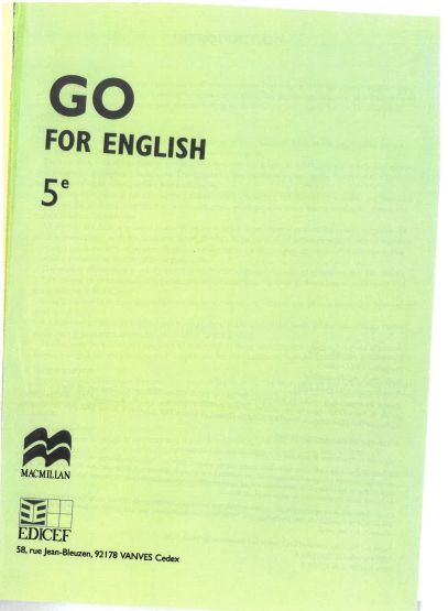 Manuel English  Go For English 5