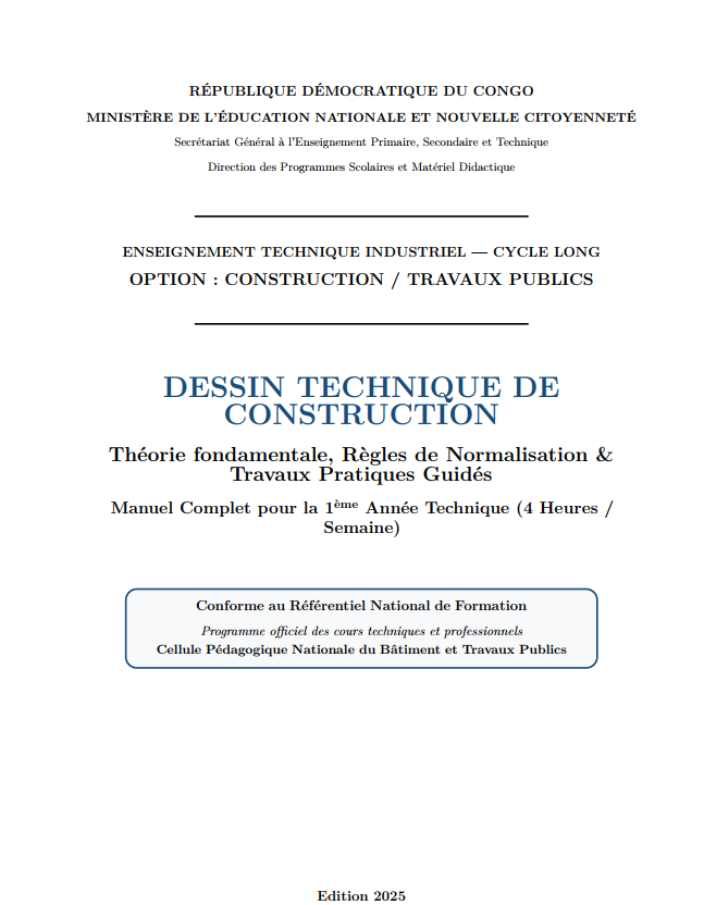 Manuel DESSIN DE CONSTRUCTION 1er année
