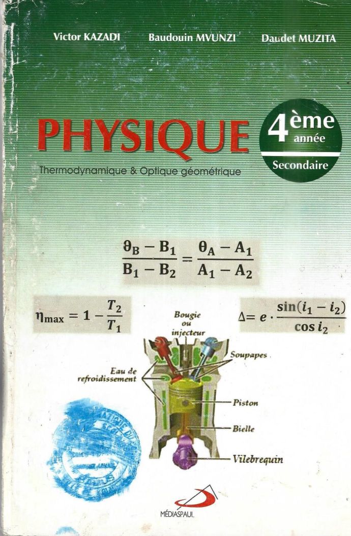 Manuel Physique 4eme Scientifique (nouveau 2em H Sc.)