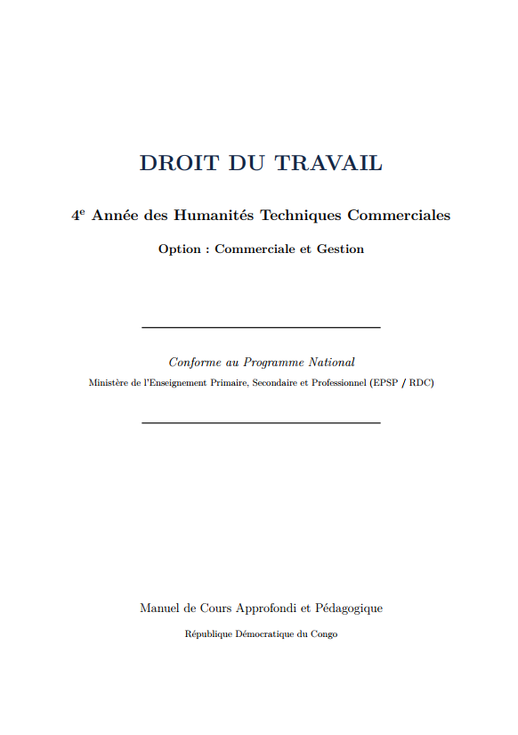 Manuel DROIT 4ème CG