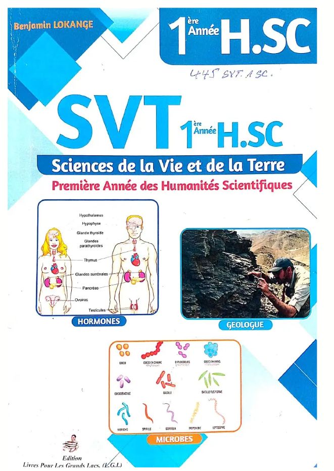 Manuel SVT(Biologie) 1ère HSC