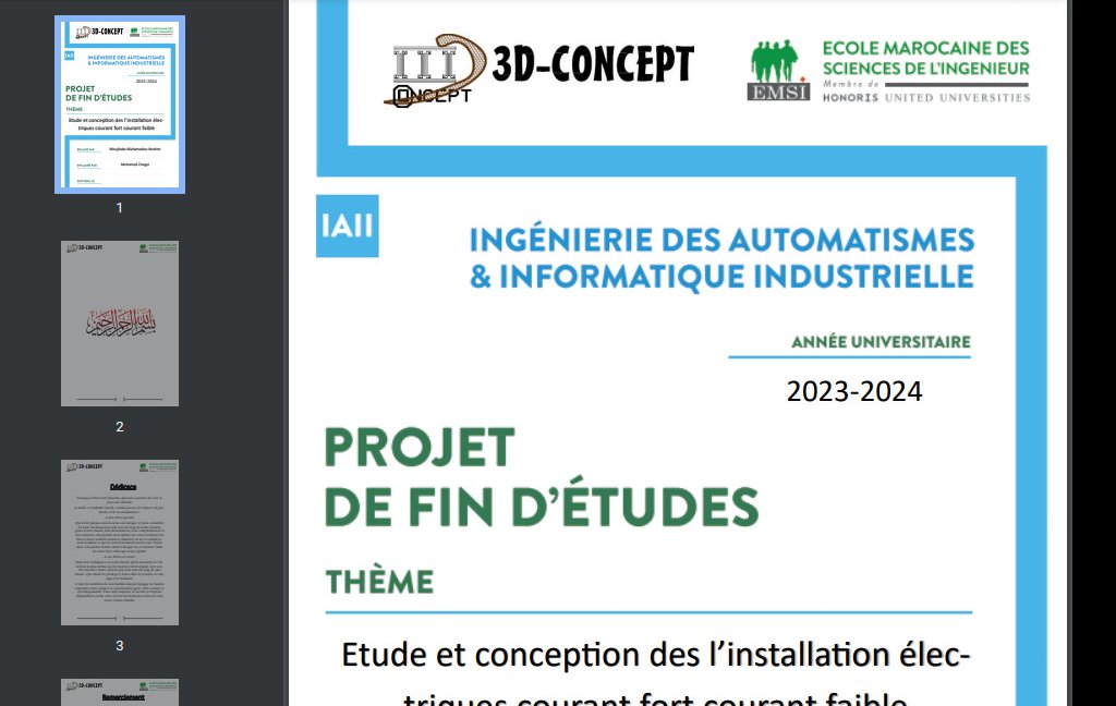 Manuel TEC061 Etude et conception des l installation elec triques courant fort courant faible 