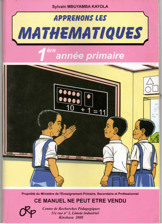 Manuel Apprenons les maths 1e  Primaire